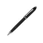 Cross Townsend Black Laquer Ball Pen w/ Rhd.Appnmt.